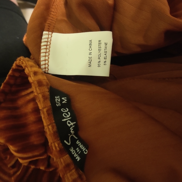 Rust Wrap Dress - Picture 5 of 5